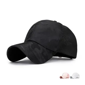 Mesh Baseball Cap Camouflage Breathable Summer Sun Hat Adjustable Outdoor Sport Snapback For Men Women