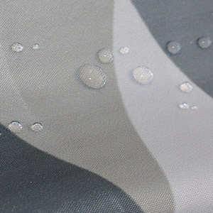 Thickened camouflage polyester shower curtain with waterproof beaded water drop surface