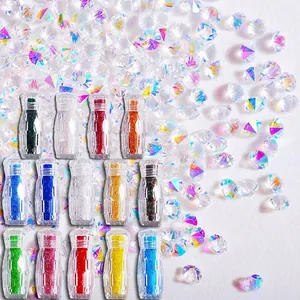 Micro Diamantes De Imitación Para Uñas Con Respaldo Puntiagudo Mini Cristales Para Manicura Decoraciones De Bricolaje