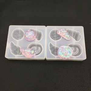 DIY Silicone Mold Bread Croissant Cake Roll Pineapple Bun Shapes High Mirror Surface Resin Casting Tool