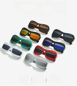 Detailed array of trendy wide-frame cat-eye sunglasses in multiple vibrant color options