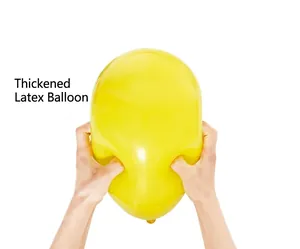 Detail showing the thick, high-elastic latex material and stretch durability of the balloon