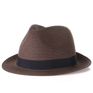 Chapeau Fedora En Paille De Papier D'été Large Bord Protection Solaire Panama Jazz Plage Voyage Ruban Décor Pour Hommes Femmes