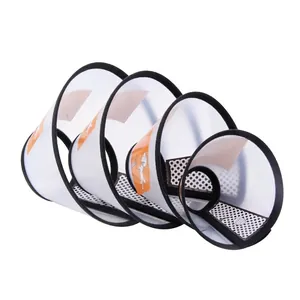 Elizabeth Collar Pet Recovery Protective Cover Soft Semitransparent Plastic Anti-Lick Anti-Bite For Dogs And Cats