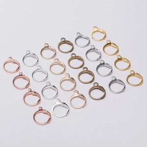 DIY jewelry hooks in rose gold, silver, bronze, and gold finish for earring making