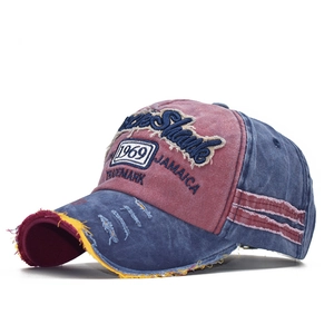 Cappello Da Baseball Cotone Lavato Distressed Retrò 1969 Jamaica Ricamo Cappello Da Sole Regolabile Uomo Donna Streetwear