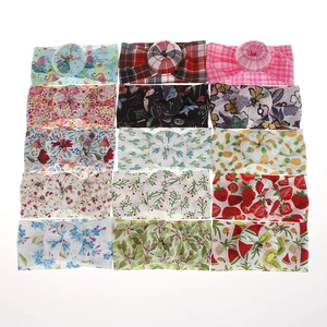 Set de 15 diademas de nailon para bebé con estampados florales, frutales y bohemios