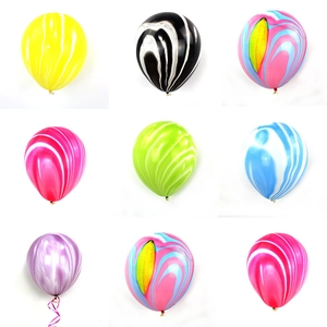 Marble Agate Pattern Balloons Thickened Latex For Birthday Wedding Party Decoration Decorative