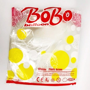 High transparency clear BOBO balloons for wedding and birthday party decorations