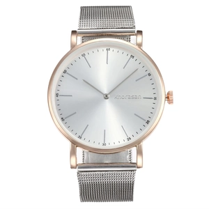 Women Quartz Watch Minimalist Analog Display Alloy Case Stainless Steel Mesh Strap Fashion Casual Business Elegant Wristwatch