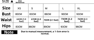 Detailed size chart for the French vintage wedding dress covering XS to XL dimensions