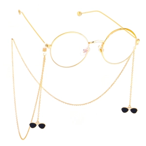 Anti Slip Glasses Chain Alloy Metal Fashion Sunglasses Neck Strap Cord Retro Charm Eyewear Accessory For Women Men
