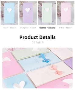 Detail of 3D butterfly and heart pastel greeting cards with minimalist marble background