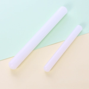 Plastic Non-Stick Rolling Pin Smooth Fondant Cake Dough Roller Professional DIY Baking Tool Kitchen Accessories