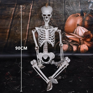 Realistic 90cm Halloween skeleton decoration for haunted house and bar prop decor