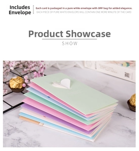 Detail view of colorful 3D butterfly greeting card sets with white envelopes and packaging