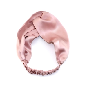 Mulberry Satin Headband Cross Twist Knot Elastic Hair Band Soft Smooth Elegant Luxury Women Beauty Hair Accessories