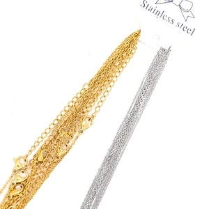 Collier Chaîne Forçat Aplatie en Acier Inoxydable Minimaliste Chaîne O Fine de Liaison pour Hommes Femmes Bijoux