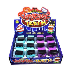 12-pack wind-up Halloween toys featuring Frankenstein and vampire clockwork monsters