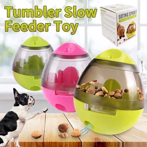 Huisdier Voerdispenser Tuimelaar Speelgoed Langzame Voeding Interactieve Puzzel Voerbal Voor Honden Katten Verstelbaar ABS PC