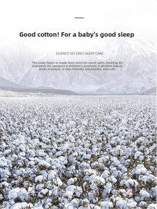 Quality 60S sateen cotton material details and Class A safety standard for baby pillows