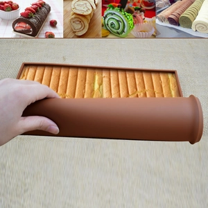 Silicone Swiss Roll Cake Mold Mat Nonstick Flexible Baking Sheet For DIY Dessert Making Heat Resistant Painted Pad
