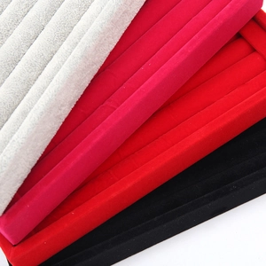 Velvet jewelry display trays for rings and earrings in four vibrant assorted colors
