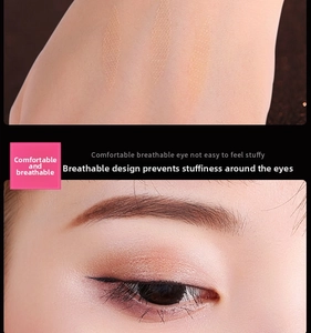 Lace eyelid tape showing nude mesh texture on skin for an invisible and natural look