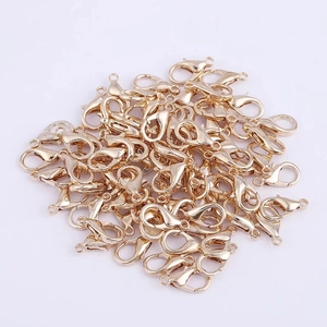 Lobster Clasps Zinc Alloy Electroplated Connectors For DIY Necklace Bracelet Jewelry Making Multi Colors