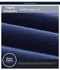 Detailed macro view of soft navy blue ribbed knit fabric with breathable texture
