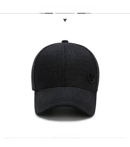 Front view of black structured baseball cap featuring minimalist RZG round side logo