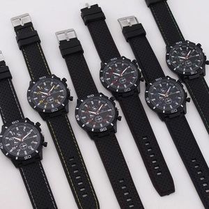 GT Grand Touring men's sports quartz watches with silicone straps in various colors