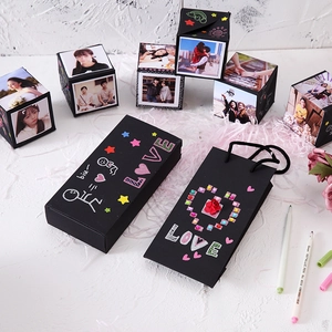 Surprise Bouncing Explosion Gift Box Cardboard DIY Photo Album Pull Out Design Birthday Valentine Day Anniversary Gift