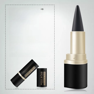 Detail view of MISS ROSE waterproof black eyeliner gel with product specifications