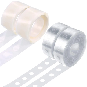 Pack of 4 rolls of transparent double-sided adhesive glue dots for balloon arch decoration