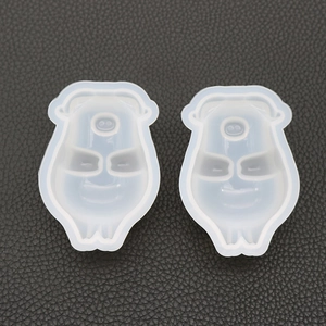 DIY silicone 2D pig pendant molds for crystal epoxy resin and jewelry making