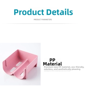 Portabottiglie impilabile in materiale PP rosa con fori di drenaggio sul fondo