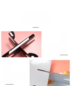 Detail of single-tier cake stand with cross-slot assembly and adhesive base support