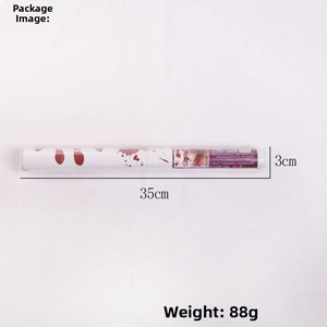 Halloween blood handprint sticker roll for party decoration measuring 35cm long