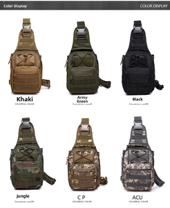 Collage of tactical slings in khaki, army green, black, and camouflage patterns