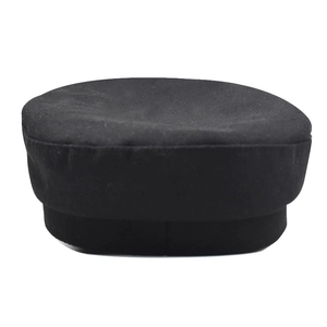 Classic black newsboy beret hat for women stylish autumn winter fashion accessory