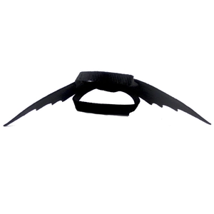 Black felt bat wings for pets with adjustable straps, creative Halloween costume accessory