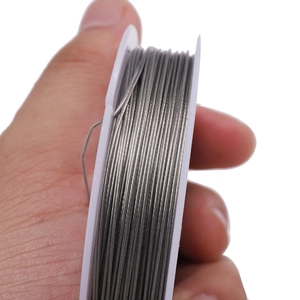 Strong flexible steel wire roll for jewelry making and DIY beaded accessory crafting