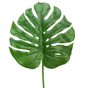 Artificial Monstera leaf stem for Nordic home decor and minimalist indoor floral arrangements