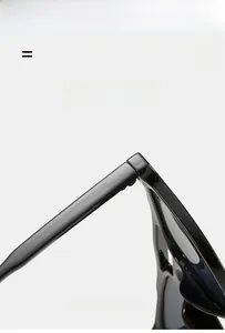 Detailed close-up showing the flexible hinge and lightweight black frame of the sunglasses