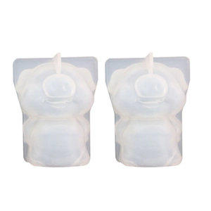 3D cute pig silicone molds for DIY crystal resin casting and scented plaster crafts