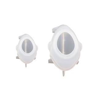 Shark shaped silicone molds in two sizes for DIY resin crafts and gypsum casting