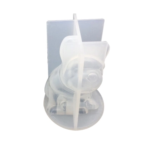 French Bulldog silicone mold for DIY resin casting and aromatherapy plaster ornaments