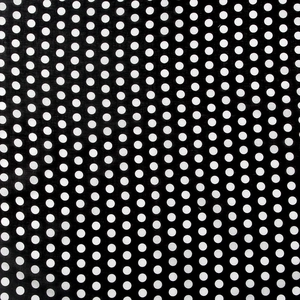 Classic black and white polka dot pattern cotton bandana for street style and outdoor wear