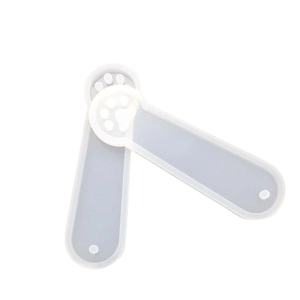 DIY silicone cat paw bookmark mold set for crystal epoxy resin craft jewelry making